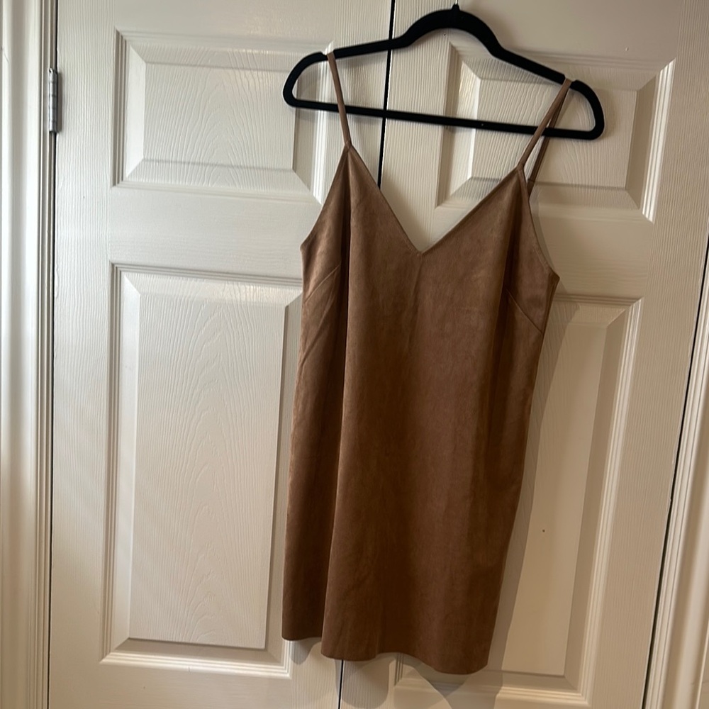 Wilfred Brown Mini Dress
